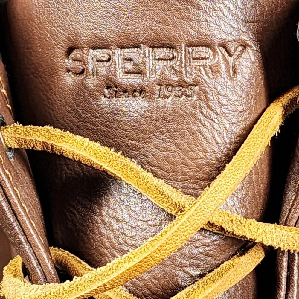 Sperry Saltwater Duck Boots‎ Womens 7.5 to 8 Girls 6 Brown Waterproof Rain Shoes